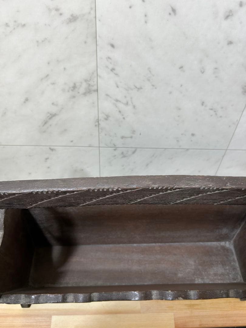 【希少 ヴィンテージ 木製マガジンラック／新聞ラック】　昭和レトロ