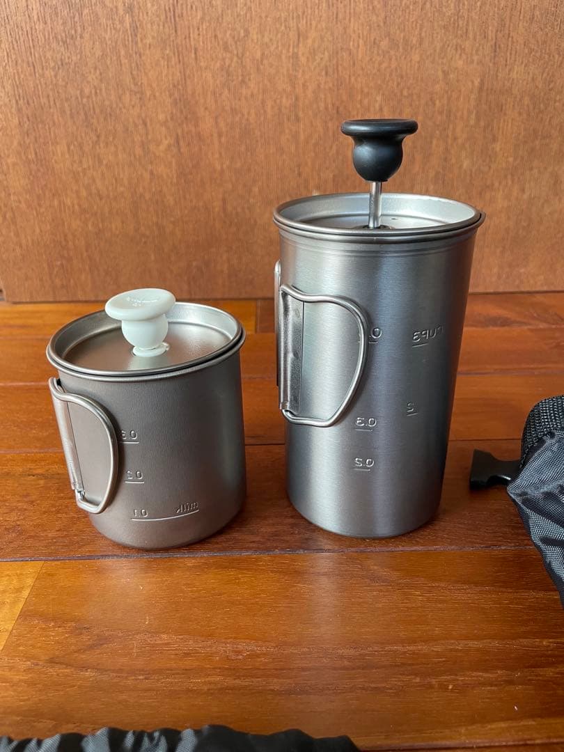 廃盤 希少 スノーピーク　チタンカフェラテセット