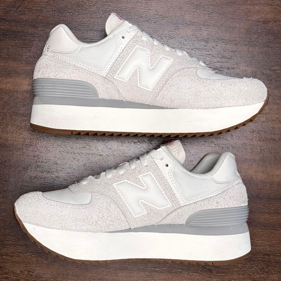 New Balanceニューバランス WL574ZQD 24.5cm 厚底