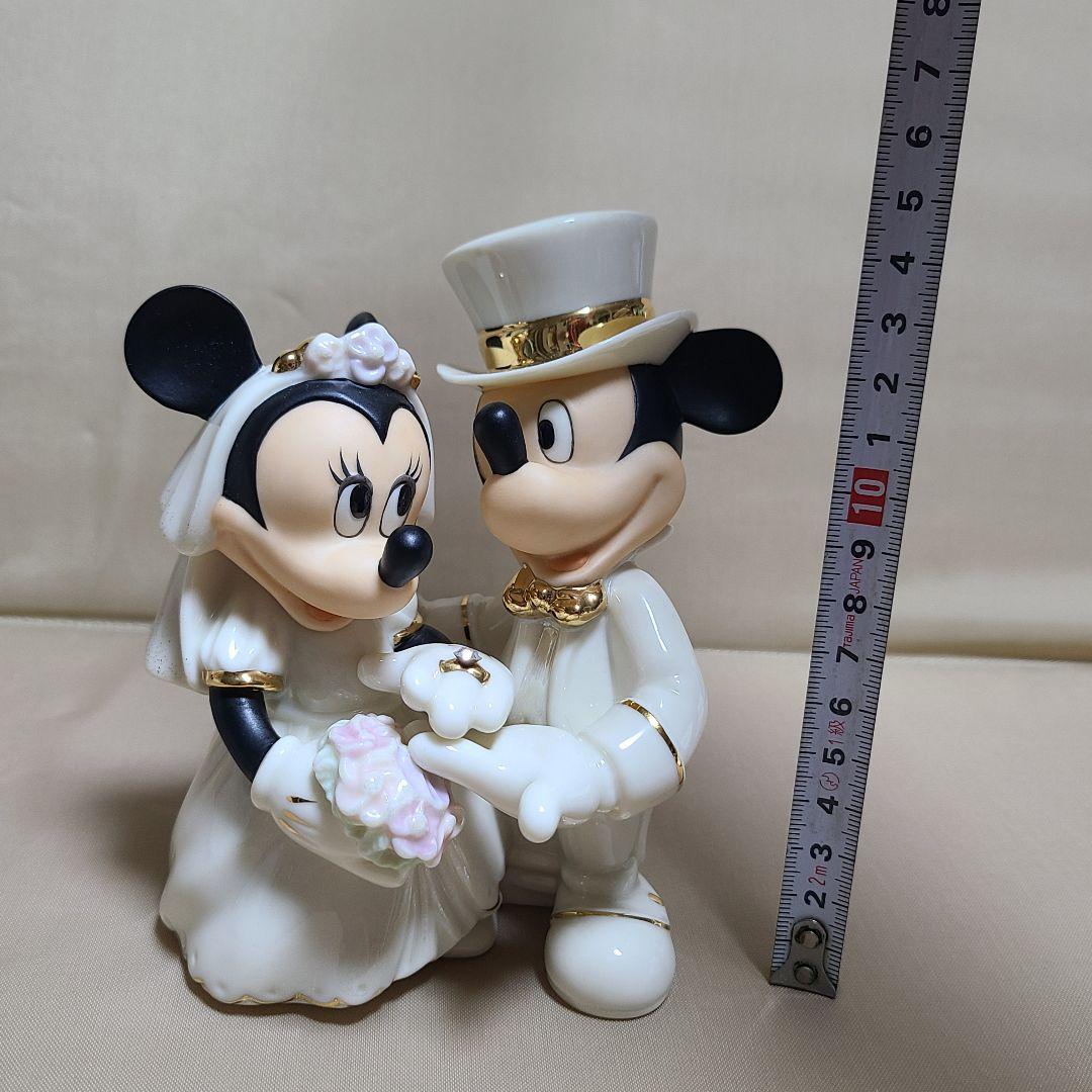 インテリア LENOX Disney ミッキー&ミニーの夢のウェディング 陶器製