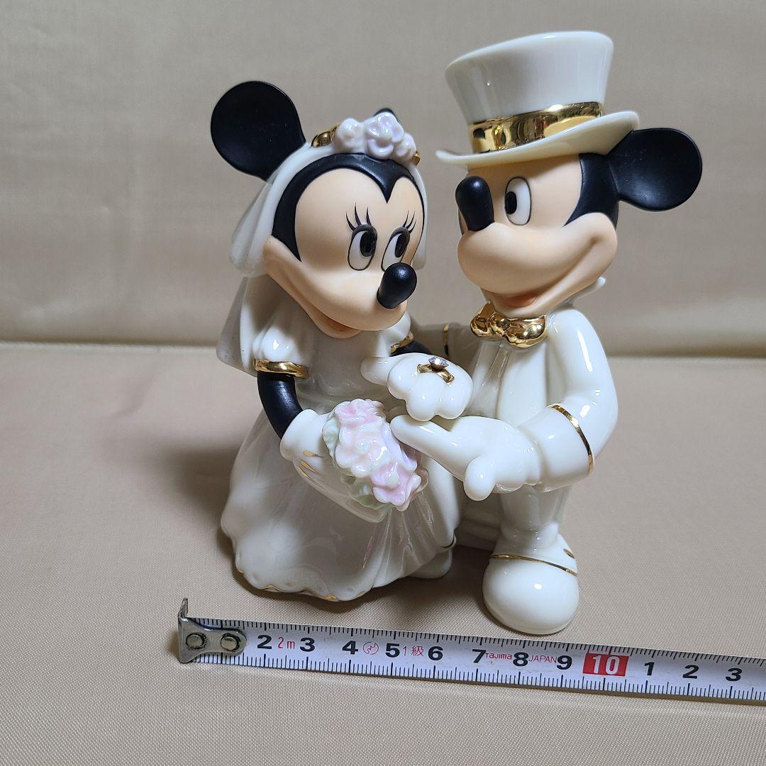 インテリア LENOX Disney ミッキー&ミニーの夢のウェディング 陶器製