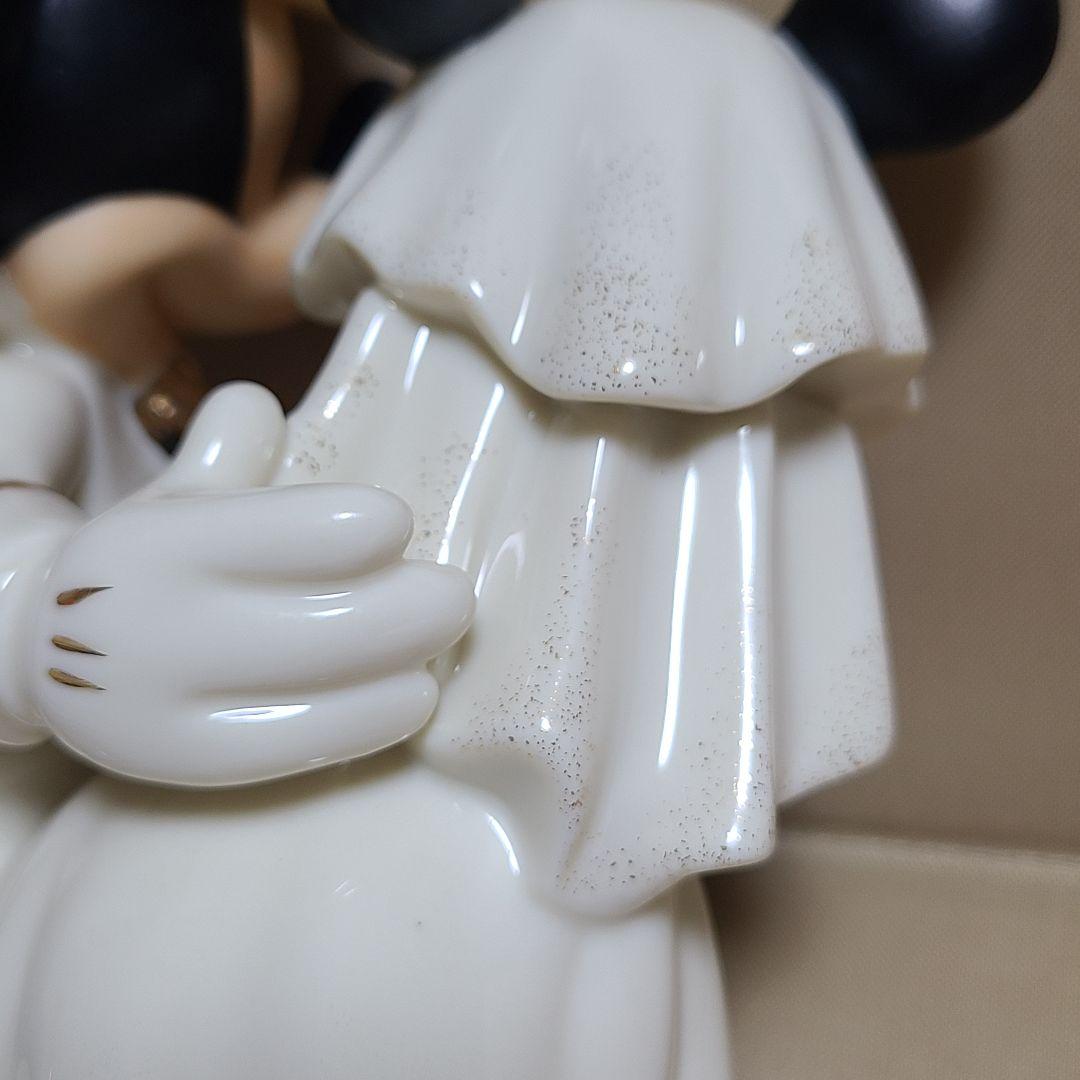 インテリア LENOX Disney ミッキー&ミニーの夢のウェディング 陶器製