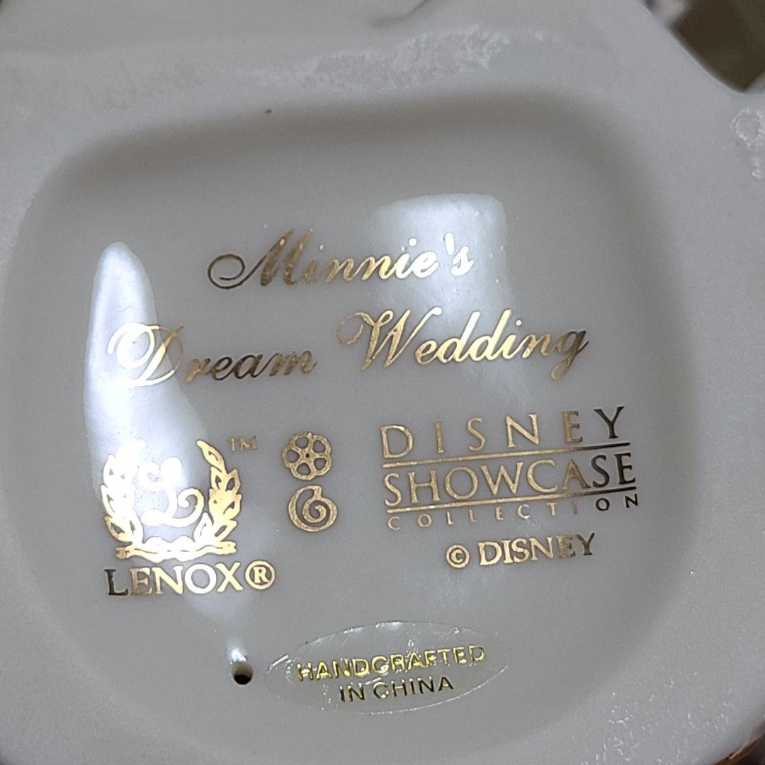 インテリア LENOX Disney ミッキー&ミニーの夢のウェディング 陶器製