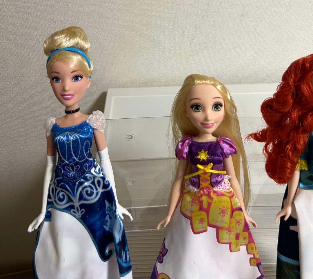 メリダ、ラプンツェル、シンデレラのお人形