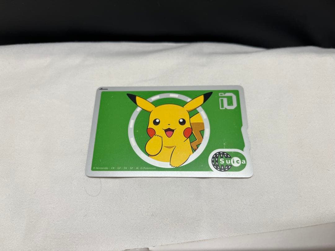 使用可能！ピカチュウ Suicaカード 緑色