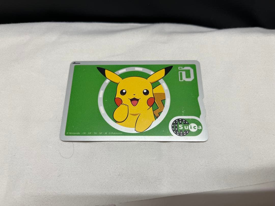 使用可能！ピカチュウ Suicaカード 緑色