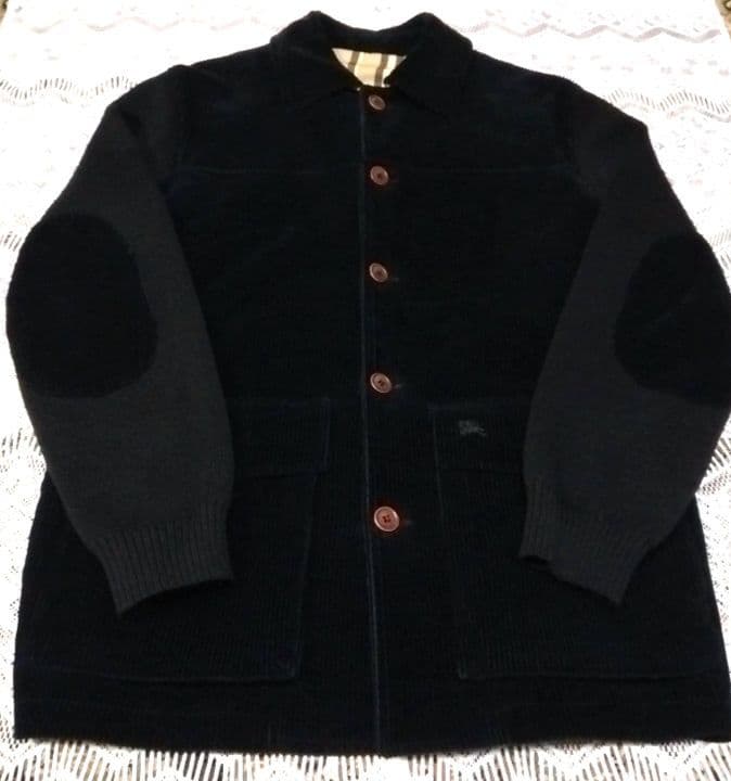 年始大幅値引き　希少　バーバリーロンドン　コーデュロイ　ニット　　ノバチェック