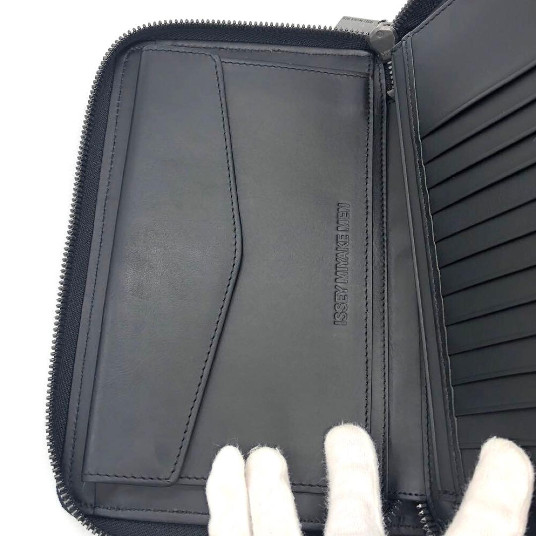 希少・未使用☆イッセイミヤケ レザー　長財布　 TIE DYE WALLET