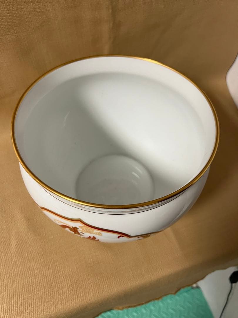 大倉陶園　朱雀 限定版　フランクリン　高級磁器　花瓶