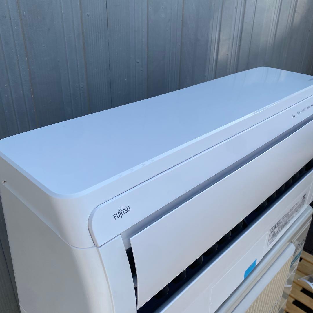 美品 富士通 2021年製 ノクリア ルームエアコン 主8畳 無線LAN内蔵
