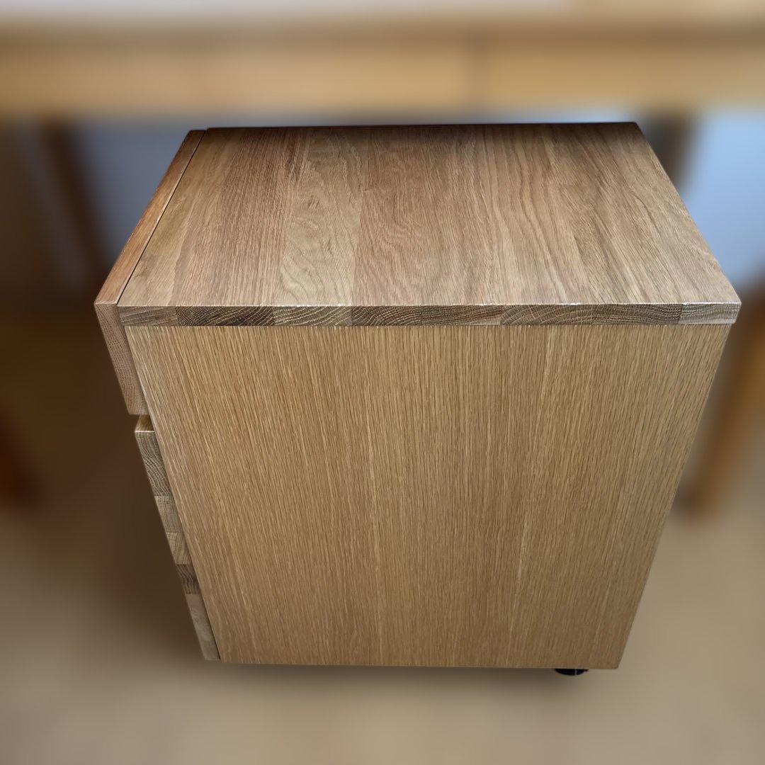 【引き取り限定】無印良品 木製デスク キャビネットセット