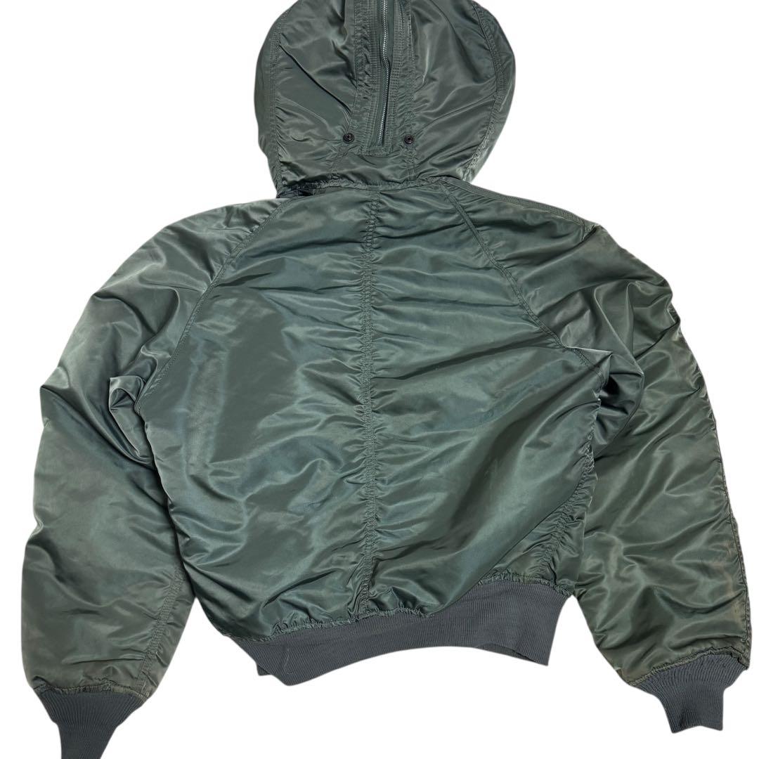 90s Alpha アルファ N-2B フライトジャケット 短丈 USA製 L