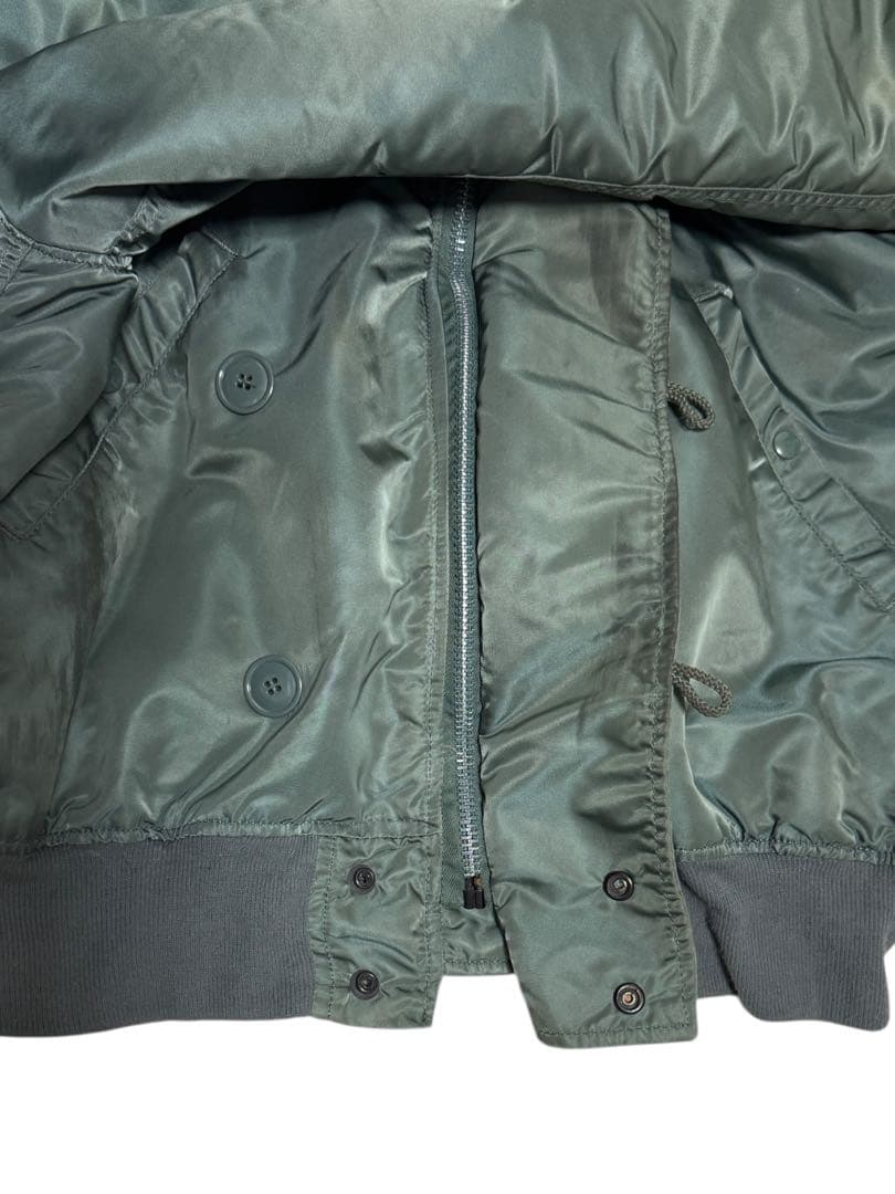 90s Alpha アルファ N-2B フライトジャケット 短丈 USA製 L