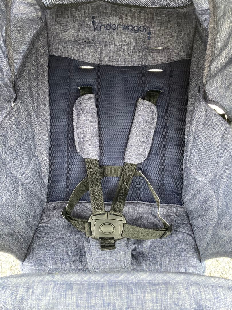 kinderwagon 2人乗りベビーカー 折りたたみ式 取扱説明書付