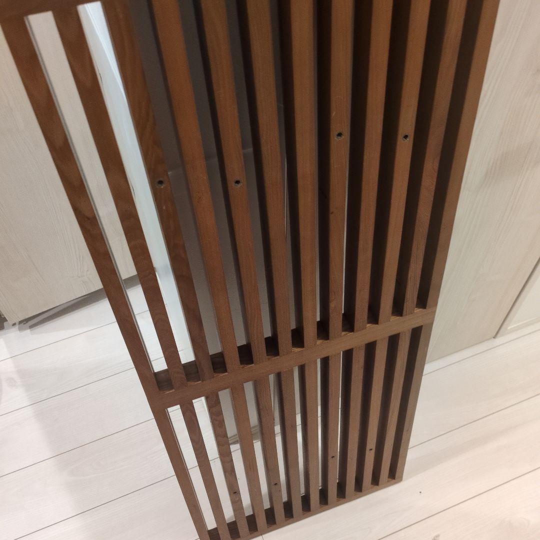 【引き取り/着払い限定】ガラス天板付き プラットフォームベンチ　ネルソンベンチ風