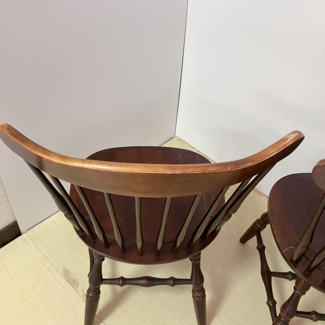 柏木工 KASHIWA ウィンザーチェア　2脚セット　ダイニングチェア　②