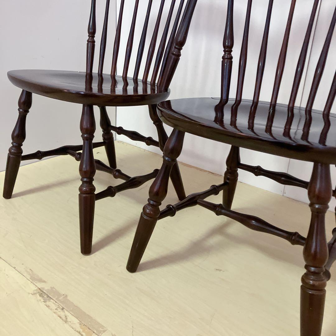 柏木工 KASHIWA ウィンザーチェア　2脚セット　ダイニングチェア　②