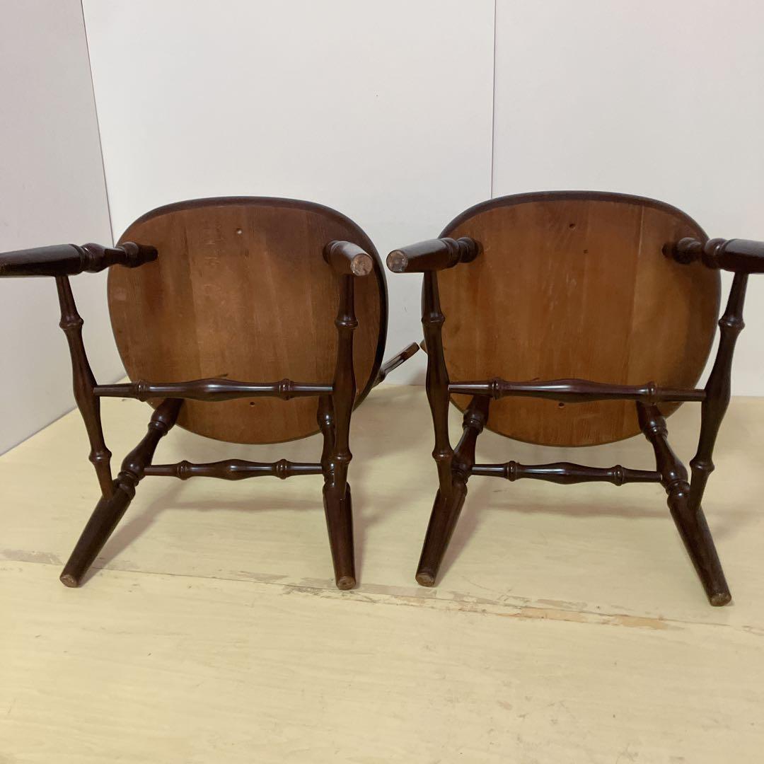 柏木工 KASHIWA ウィンザーチェア　2脚セット　ダイニングチェア　②