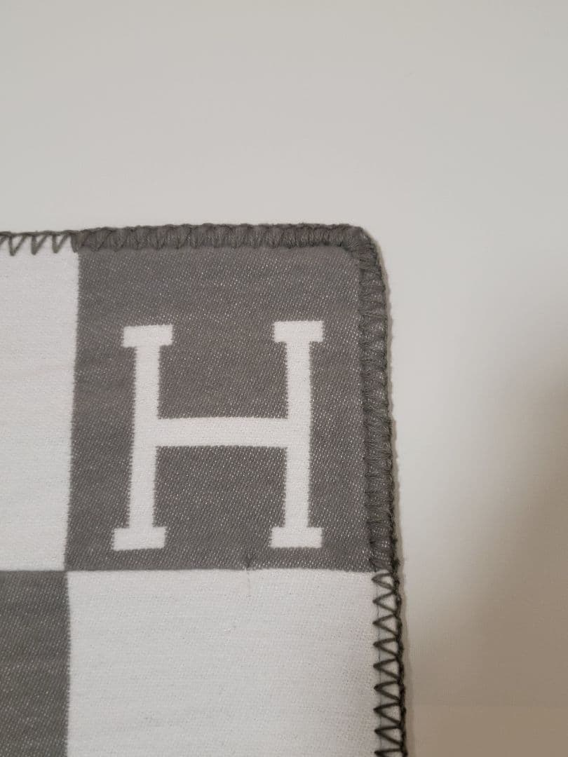 エルメス　クッションカバー　グレー　45×45　2枚セット