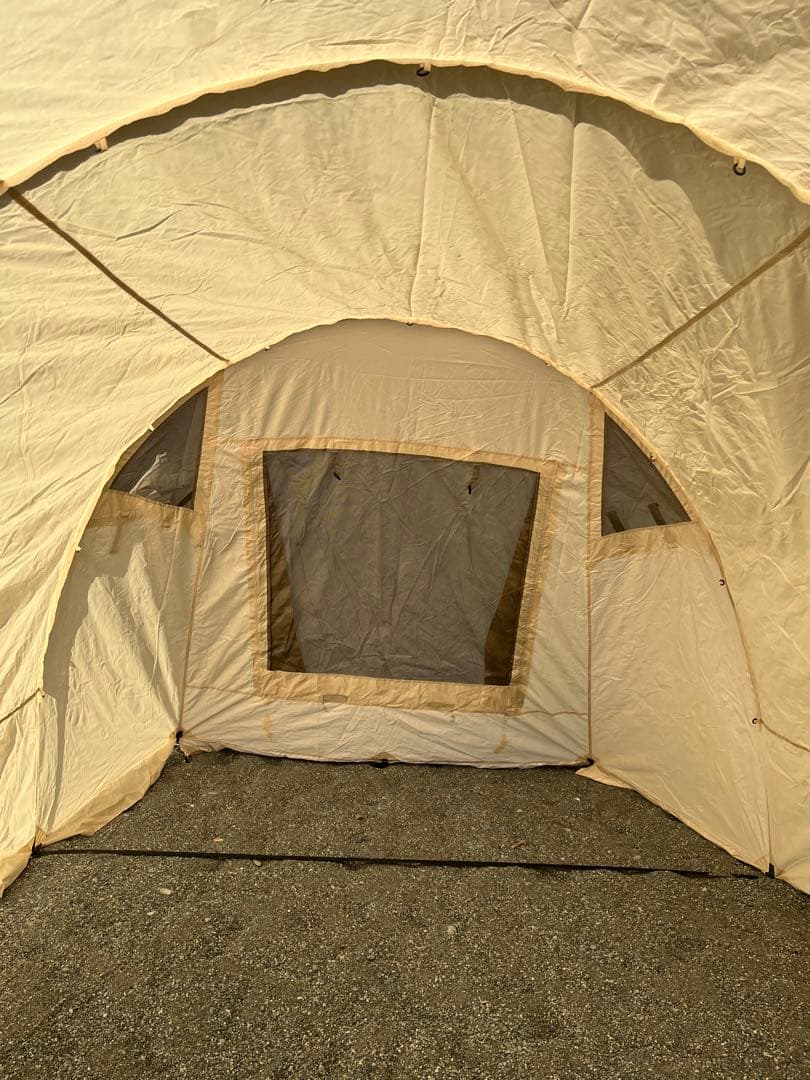 【美品】DOD カマボコテントミニ 別注モデル ベージュ×ダークブラウン