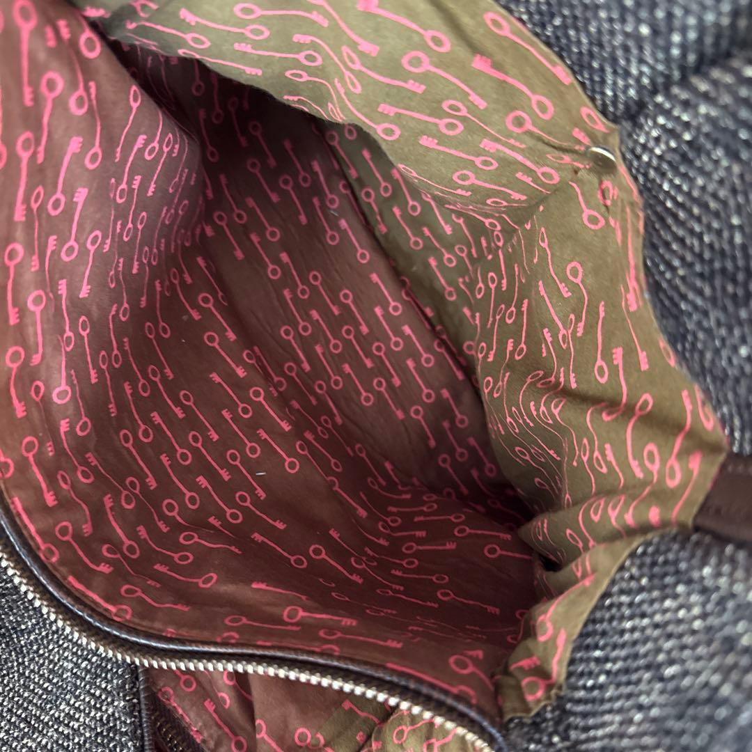 JAMIN PUECH パープル　パッチワーク　ハンドバッグ　トート　希少