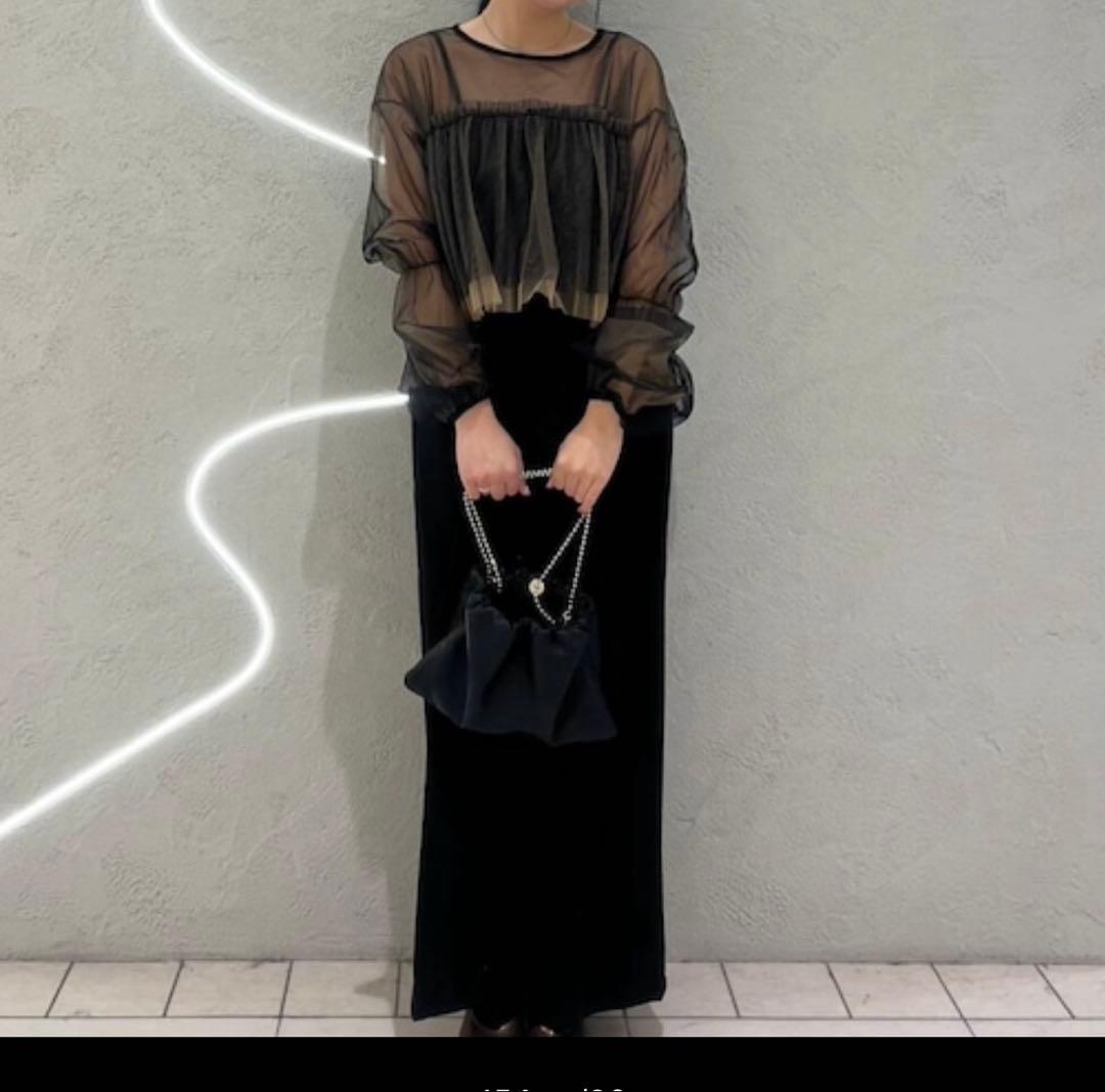 タグ付き　KBF サロペット　チュール　お呼ばれ 　オケージョン　結婚式　パンツ