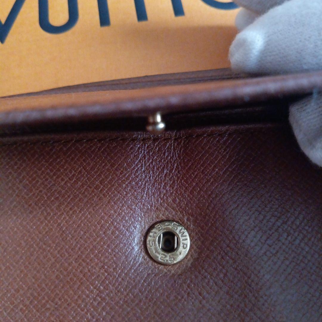 ルイ・ヴィトン。外観美品モノグラム、ポルト、フォイユ、マルコ折り財布