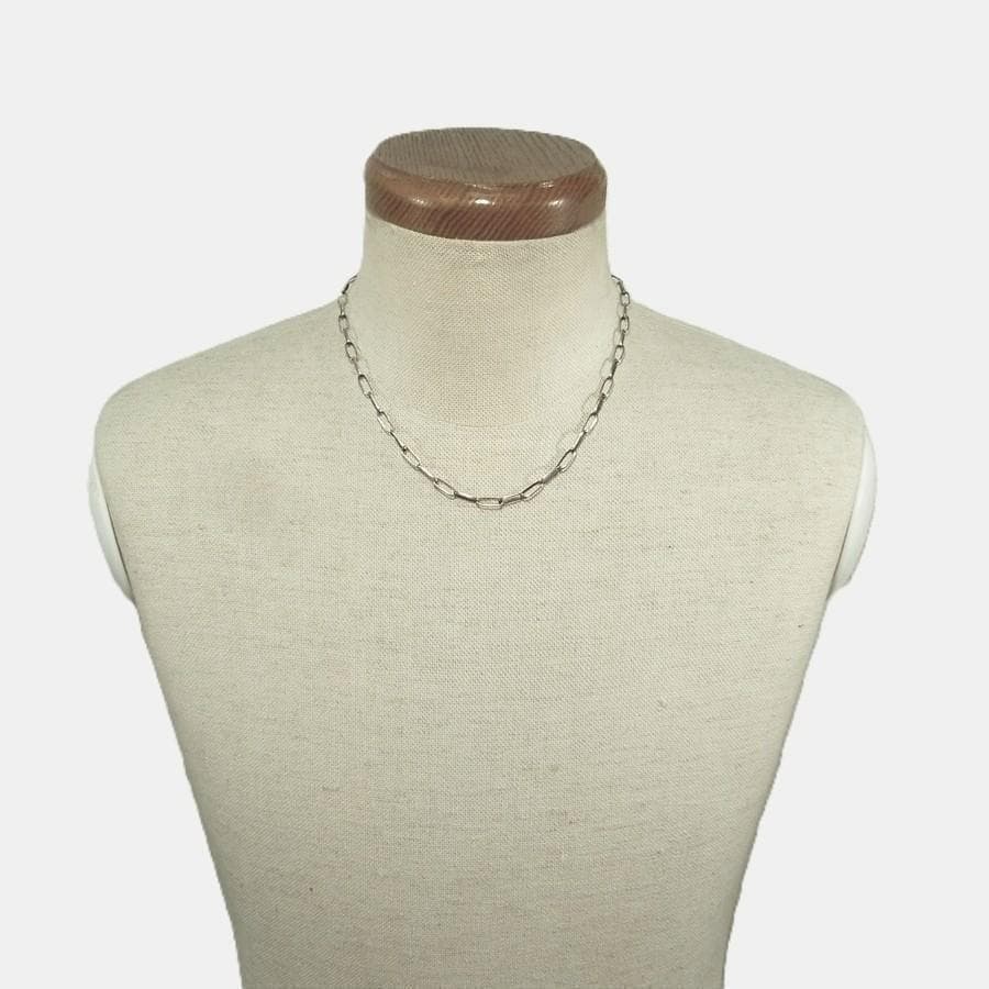 Navajo Sally Shirley シルバーチェーンネックレス