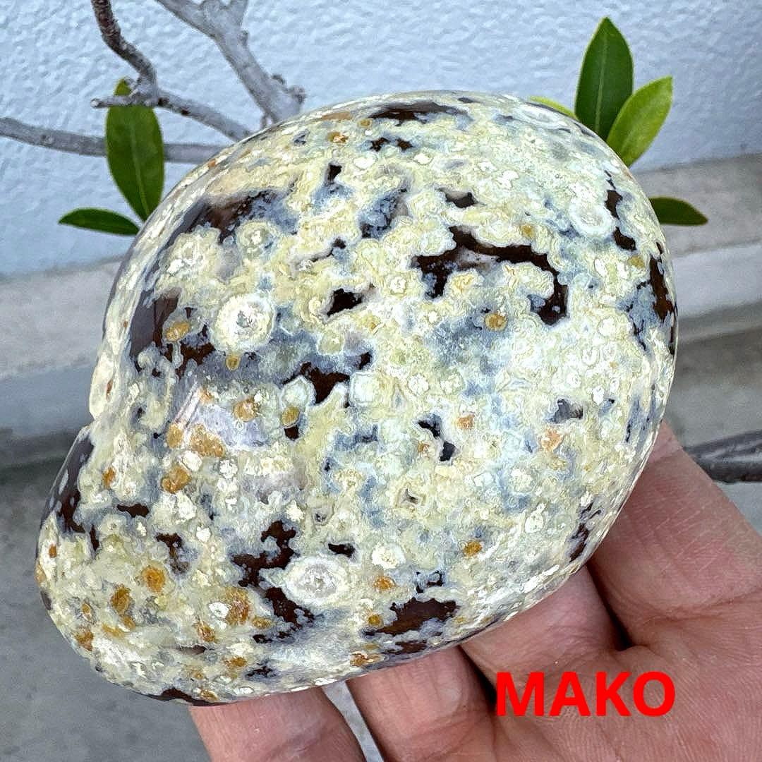 M1726☆ペア・トレジャー瑪瑙原石818g☆天然石　原石☆N50507-J