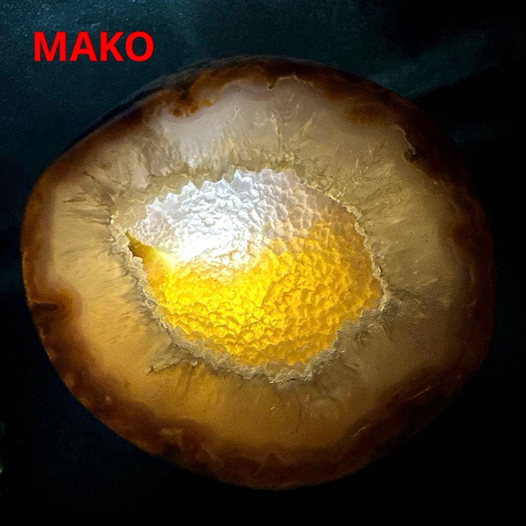 M1726☆ペア・トレジャー瑪瑙原石818g☆天然石　原石☆N50507-J