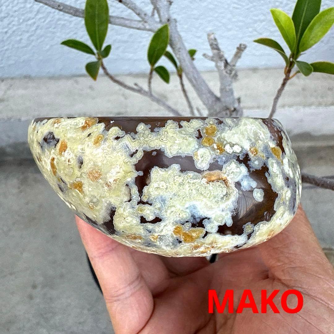 M1726☆ペア・トレジャー瑪瑙原石818g☆天然石　原石☆N50507-J