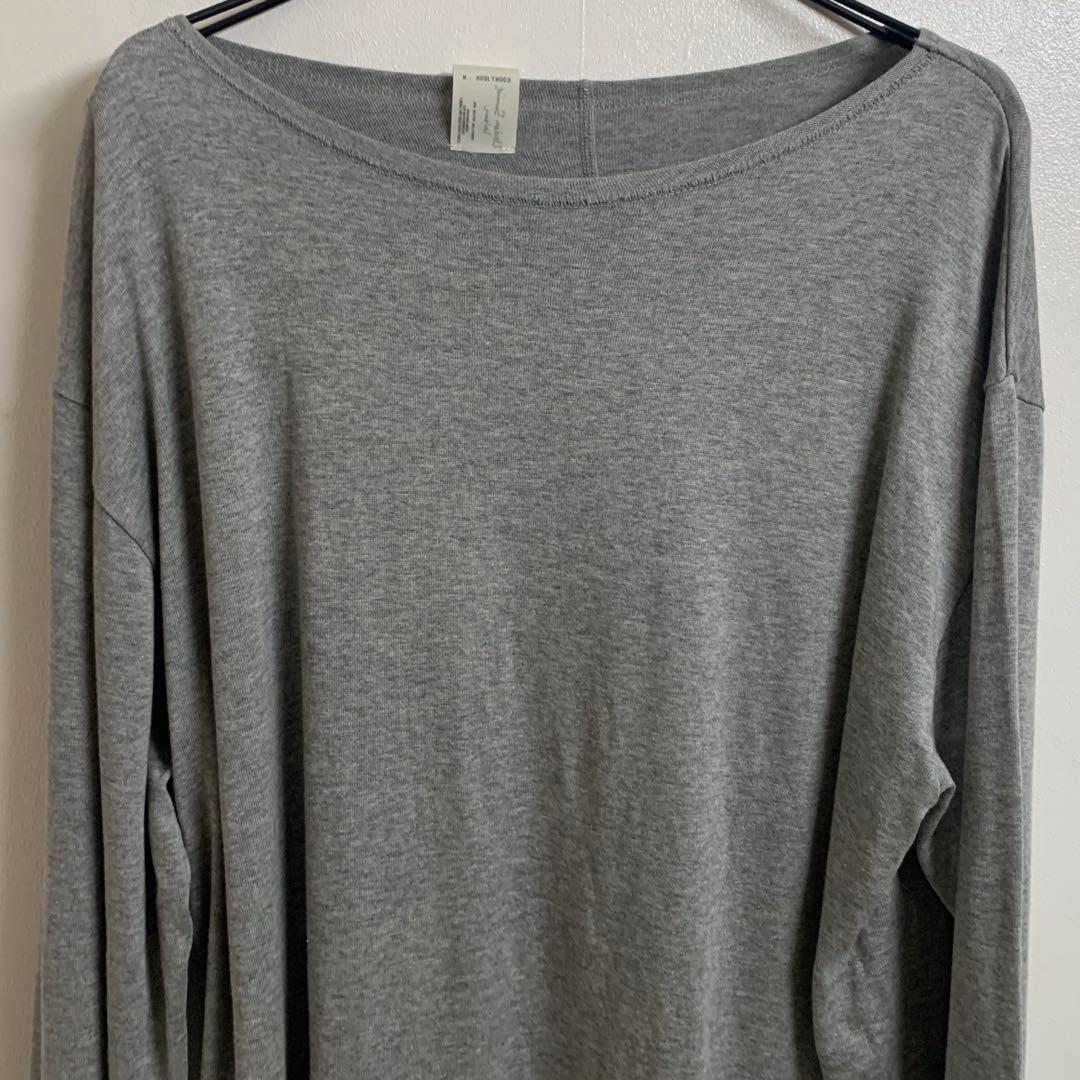 トップス N.HOOLYWOOD OVERSIZE BOATNECK LONGSLEEVE