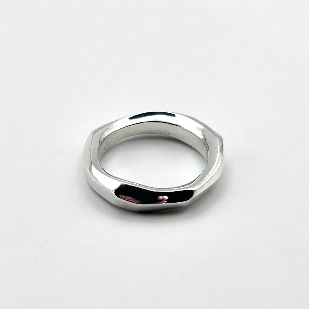 【美品】GARNI ガルニ リング クロッケリー M シルバー 16号 925