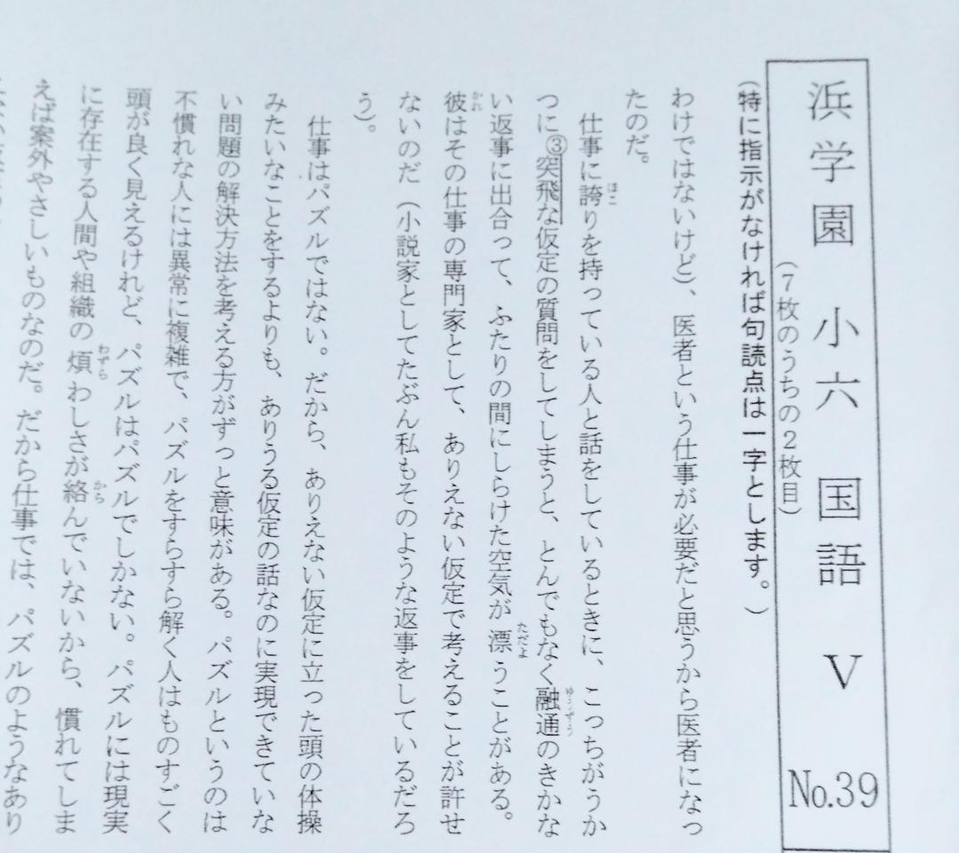 浜学園小6　最新版2024年　Vクラス　算数　国語　理科　1年分テスト　ばら売可