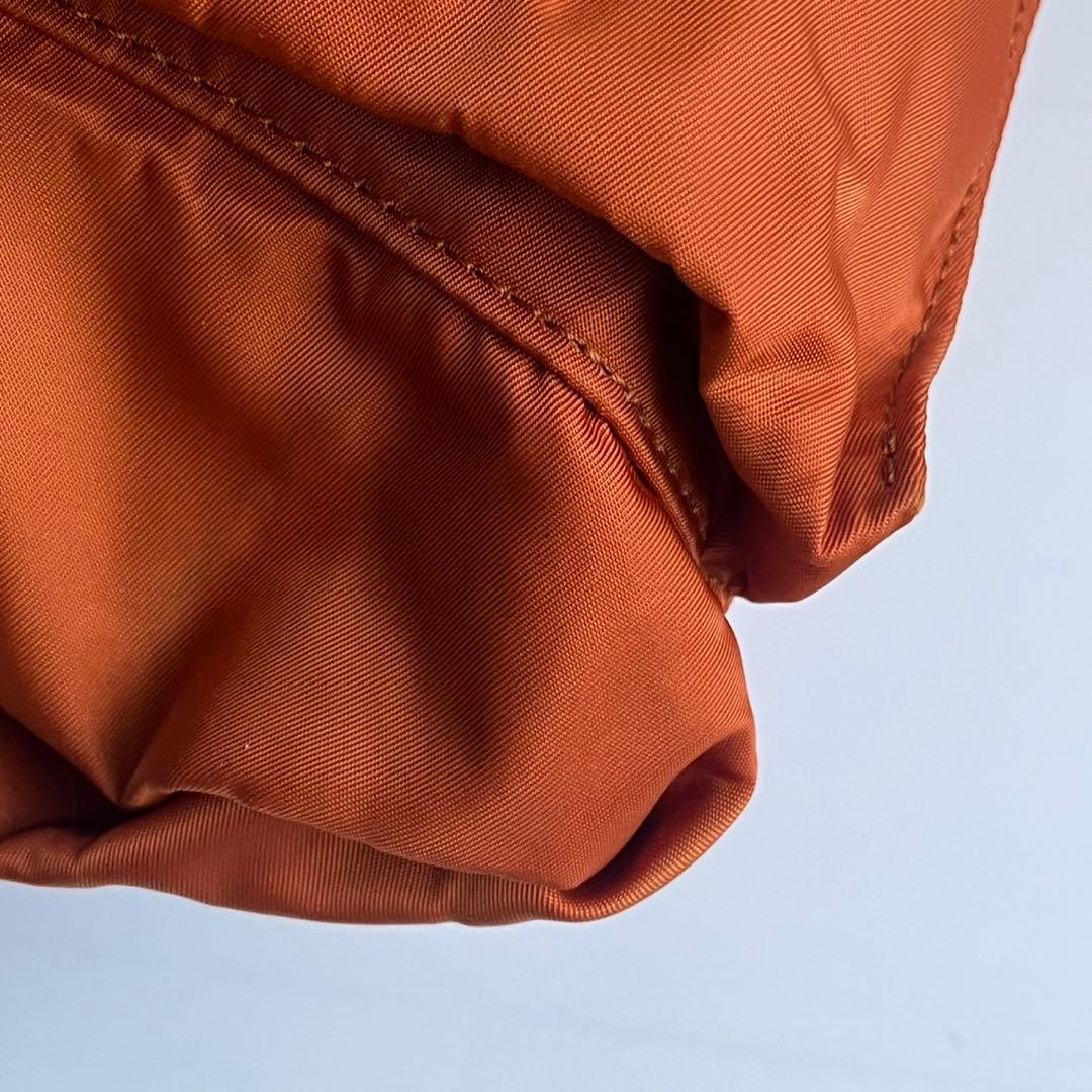 ✨未使用級✨　Felisi ヘルメットバッグ　ハンドバッグ　ナイロン　茶