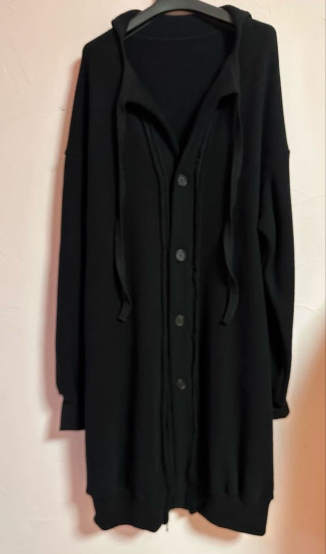 yohjiyamamoto 2025AW スウェットロングパーカー