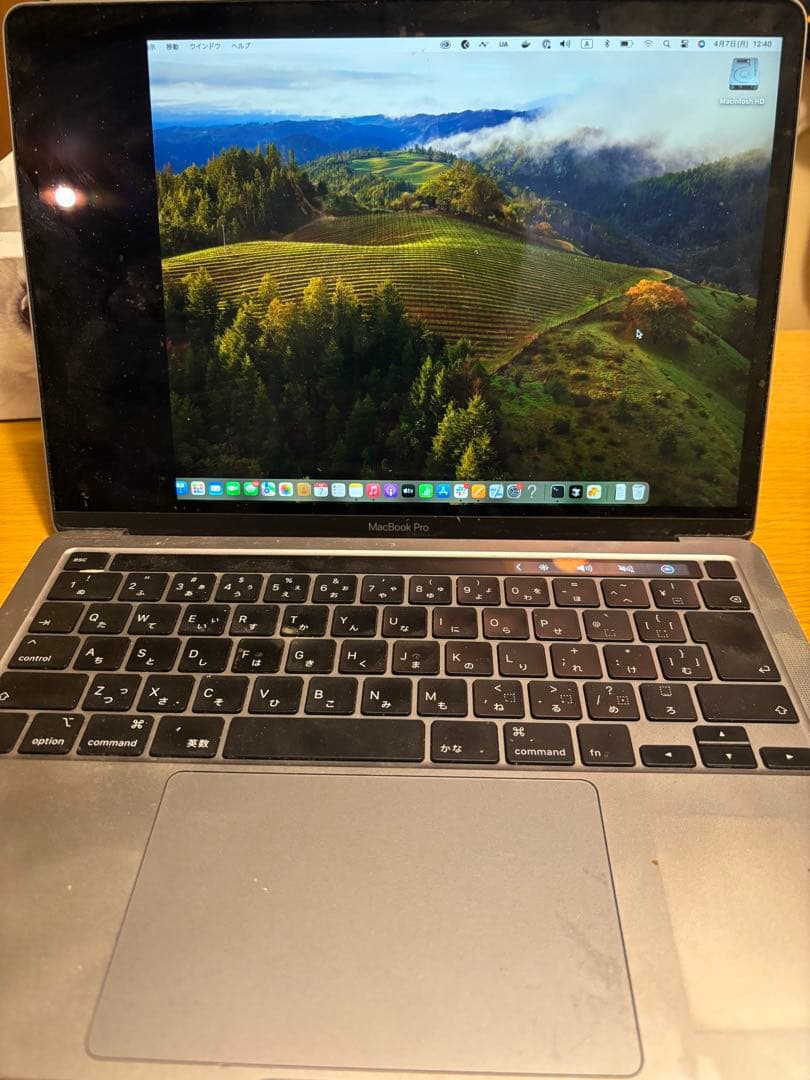 Apple MacBook Pro 2020 13インチ　ジャンク　初期化済み