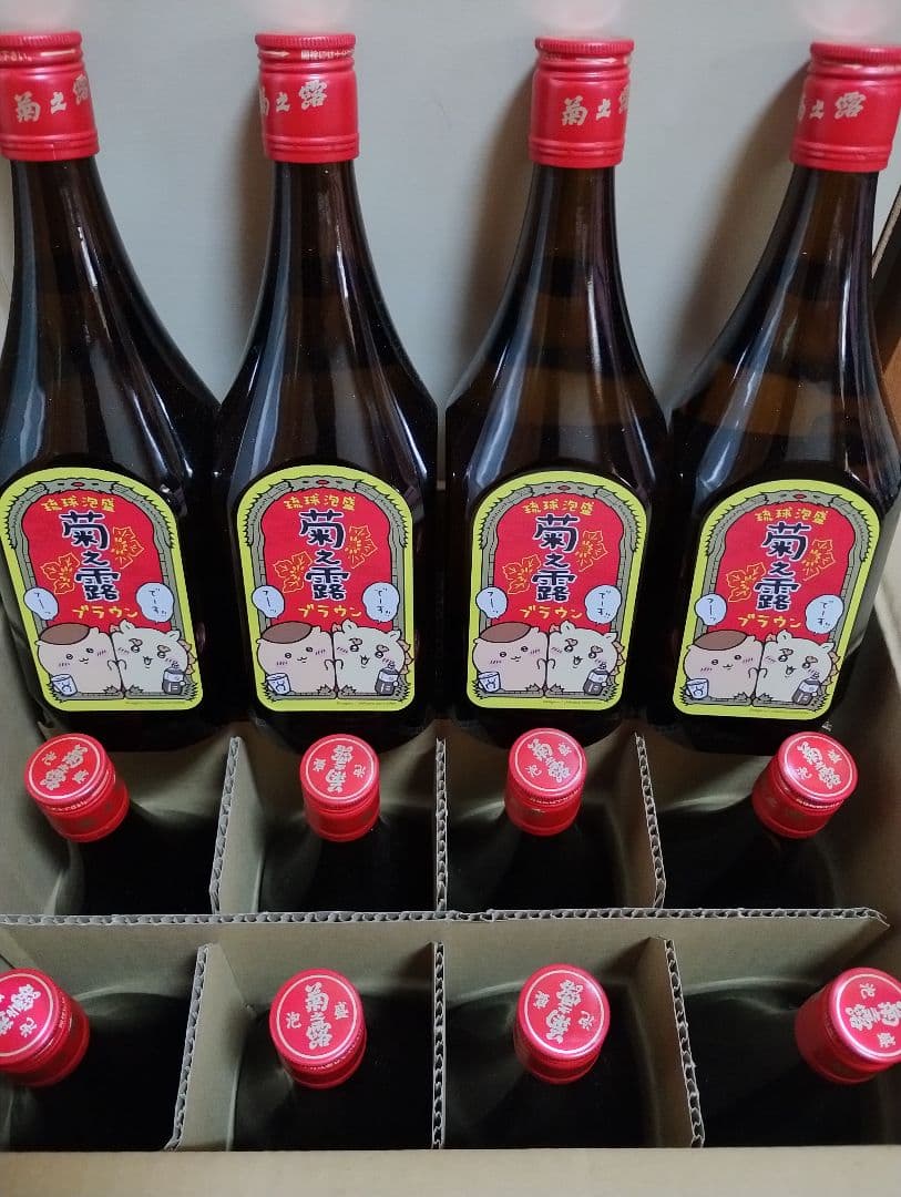 ちいかわデザイン菊之露 ブラウン30度720ml ×12本セット