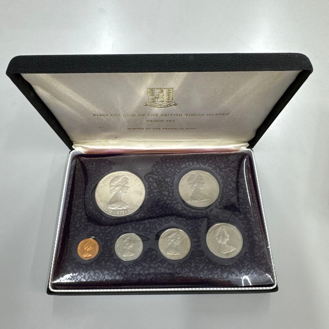 1973年 ブリティッシュバージンアイランド 記念硬貨セット