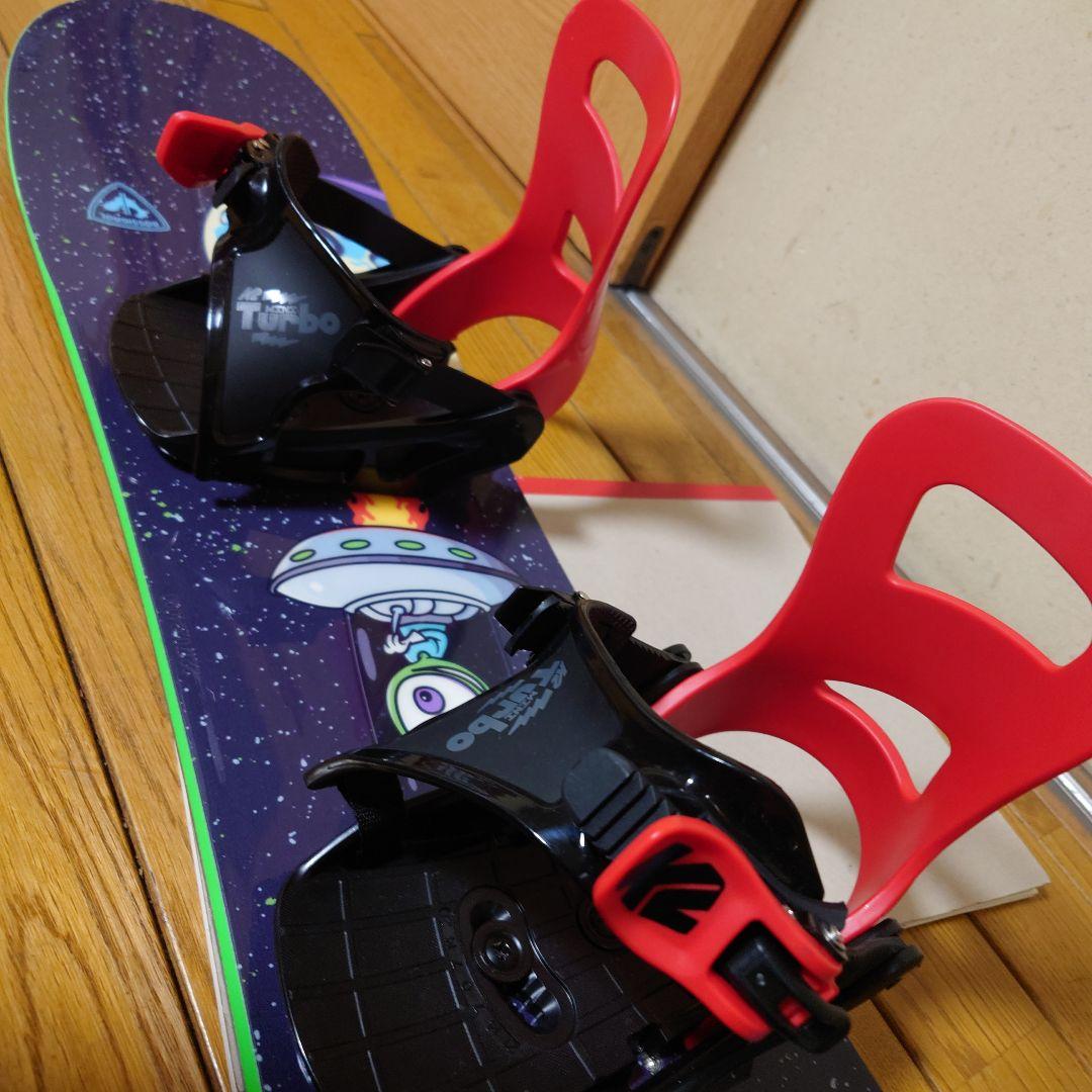 キッズ用　ロシニョール　スノーボード 3点セット ヘルメット付