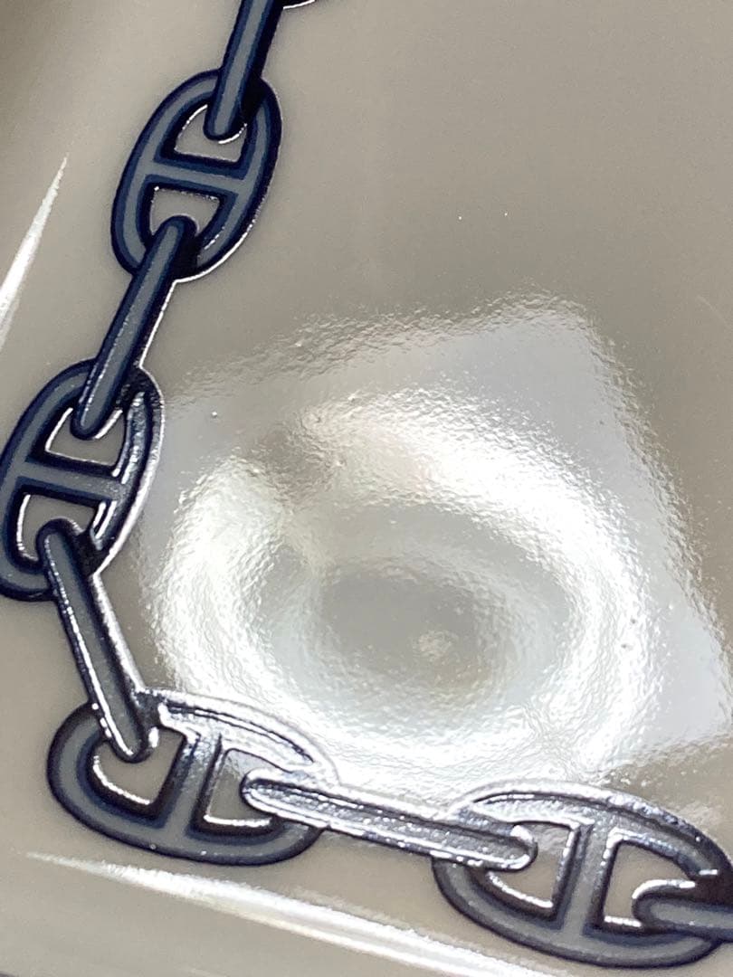 エルメス　シェーヌダンクル　スクエアプレートHERMES陶器トレイ　ブランド食器