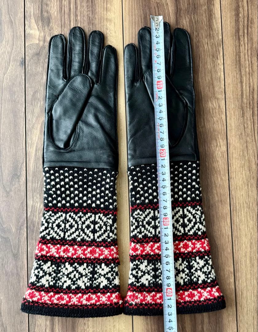 ✨極美品✨ヨウジヤマモト ラムスキン ニットカフス手袋 2020-21AW