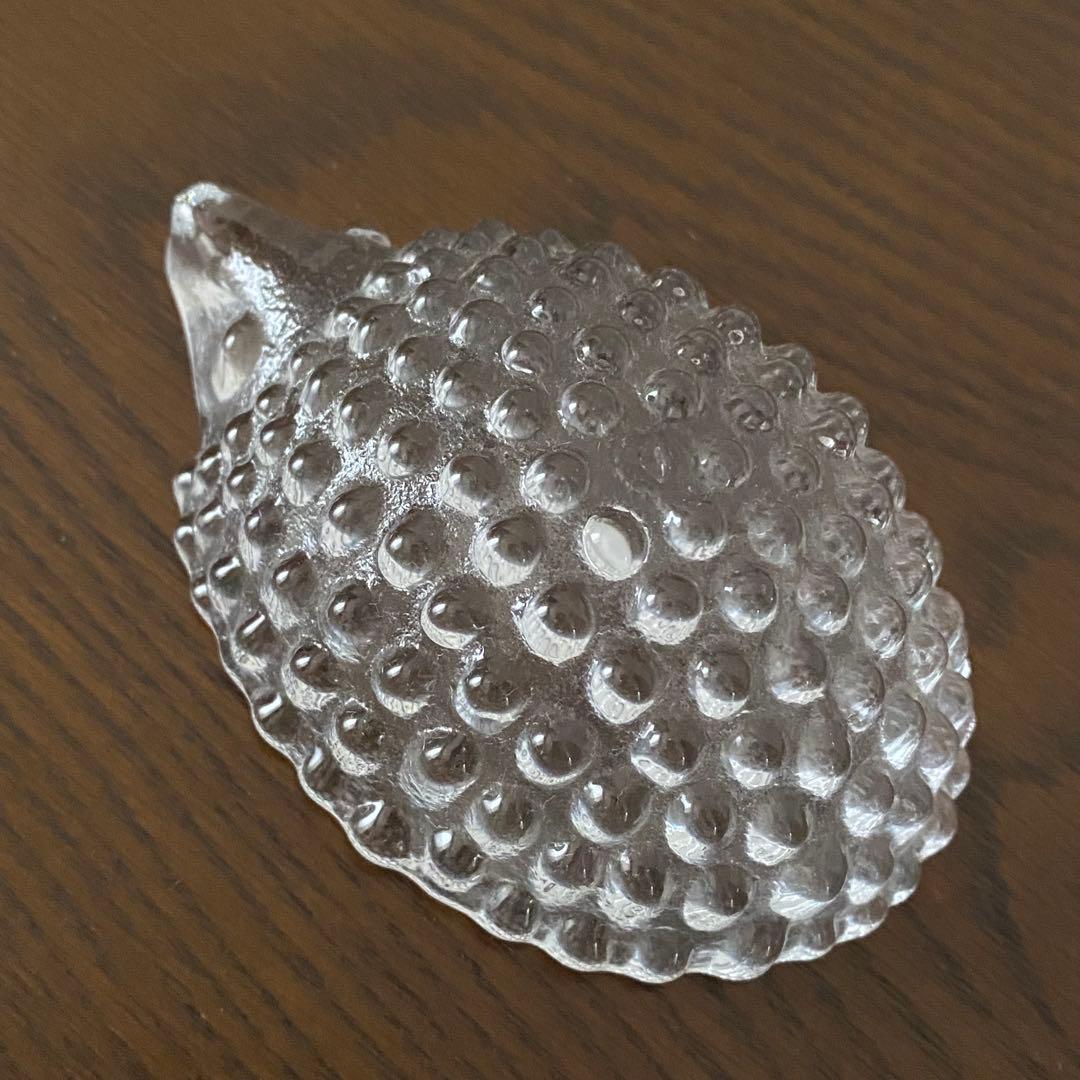 ハリネズミ　ガラス製　スウェーデン　北欧暮らしの道具店