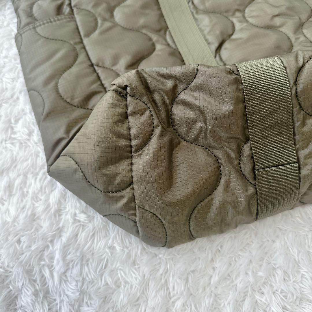 【希少】FORME キルティングトート カーキ 大