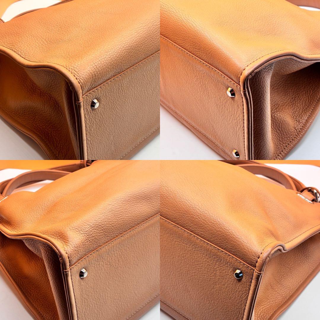 土屋鞄製造所 トートバッグ シボレザー キャメル ハンドバッグ 日本製 A4