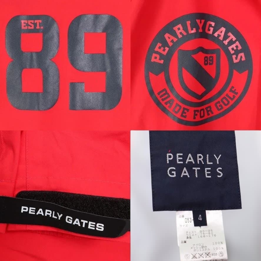 PEARLY GATES パーリーゲイツ ゴルフウェア 上下セット ナイロン 4