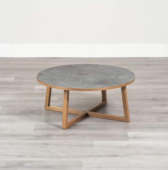 傷や汚れに強いメラミン素材 ネストテーブル幅75cm センターテーブル（53）