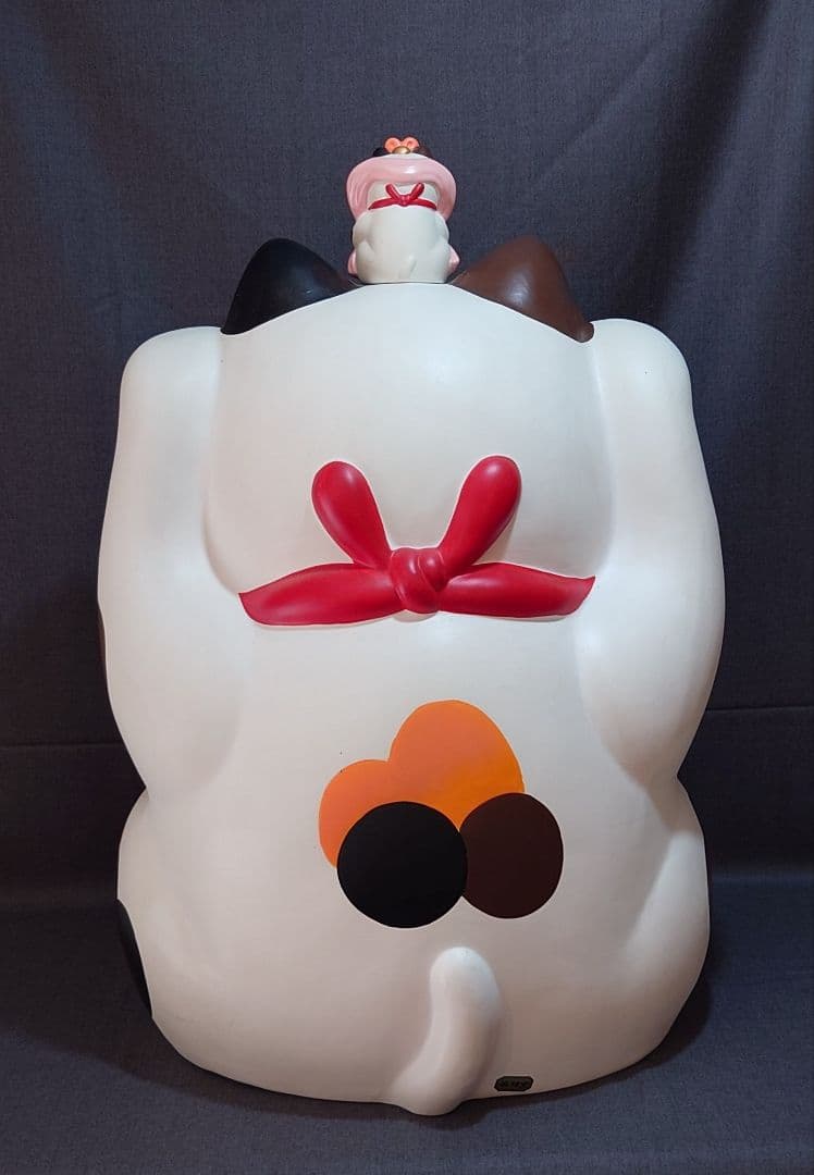 開店祝㊗️特大金運招き猫（陶器製）