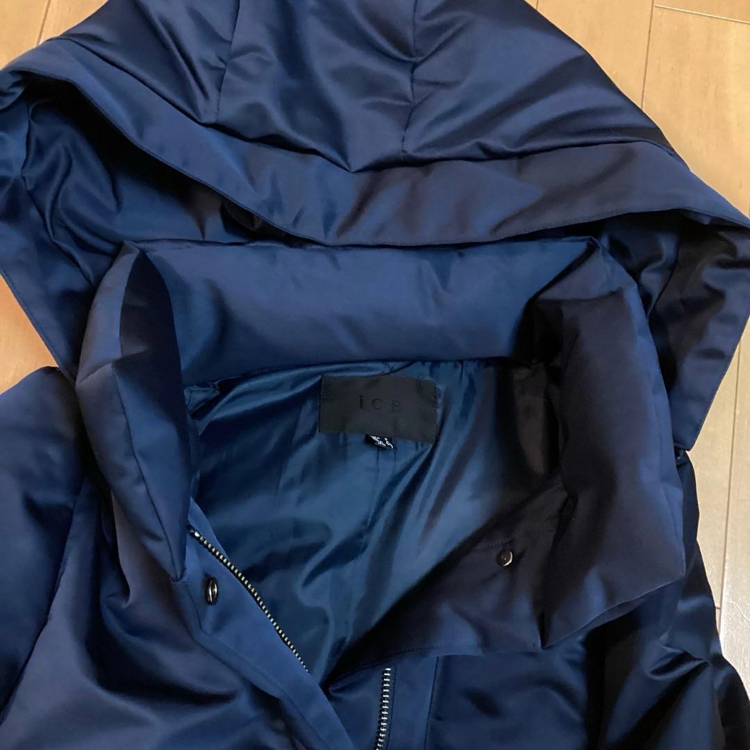 美品 ICB アイシービー 高機能ダウン ADS シームレスダウンコート S
