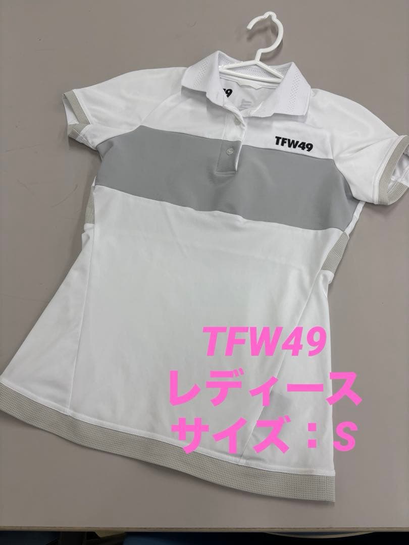 TFW49 ホワイト ポロシャツ レディース